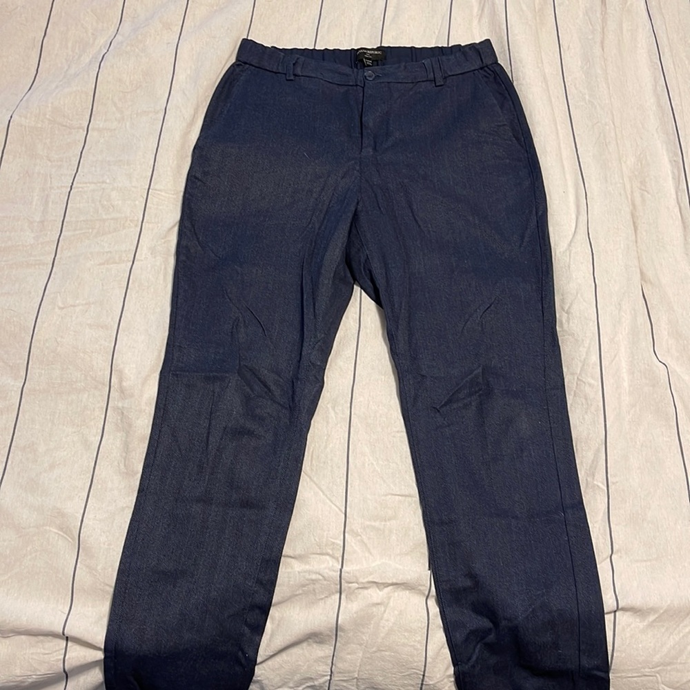 Navy Banana Republic chino jogger